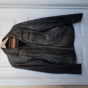 Timberland Men's Leather Jacket (Medium)